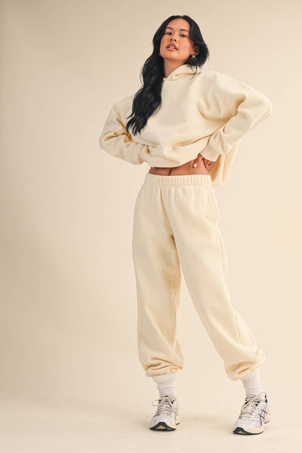 Cozy Fleece Oversized Pullover Hoodie