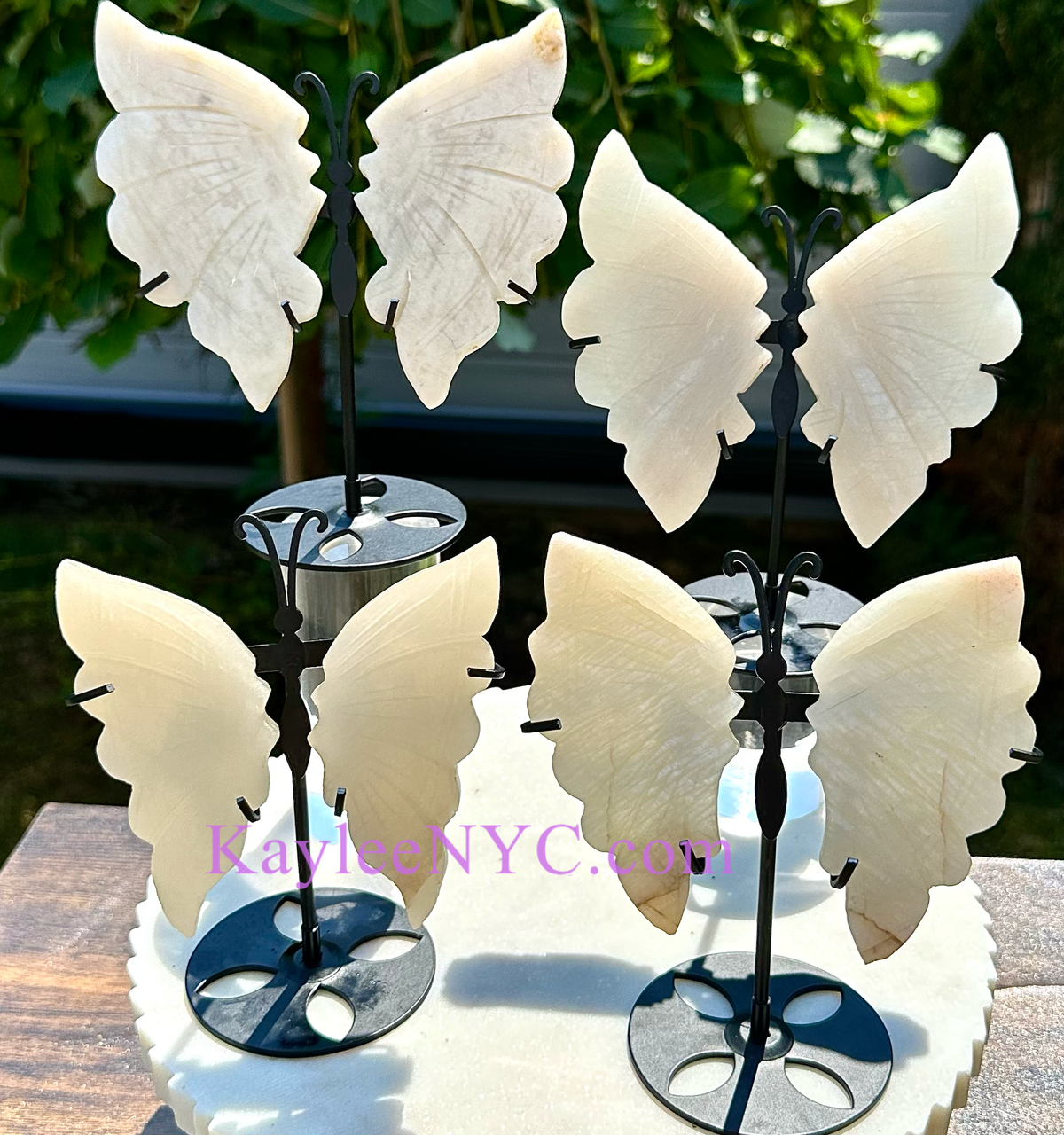 Natural Moonstone Butterfly Crystal