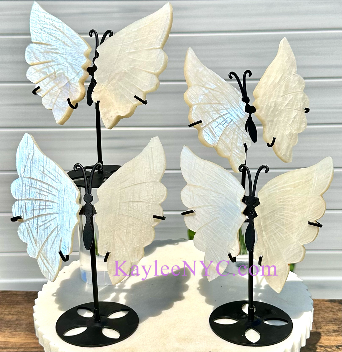 Natural Moonstone Butterfly Crystal