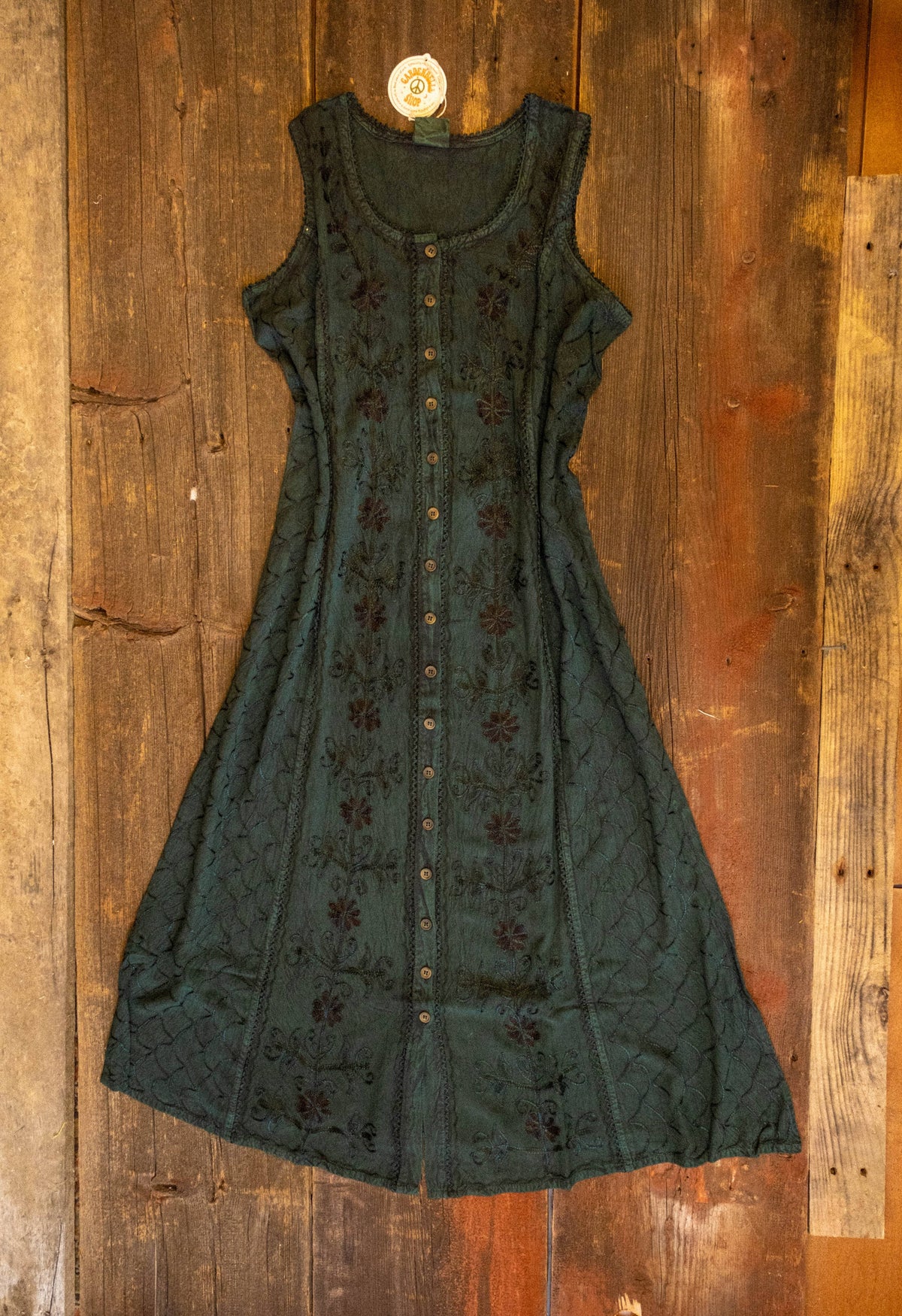 BOHO button down dress