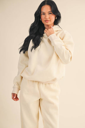 Cozy Fleece Oversized Pullover Hoodie
