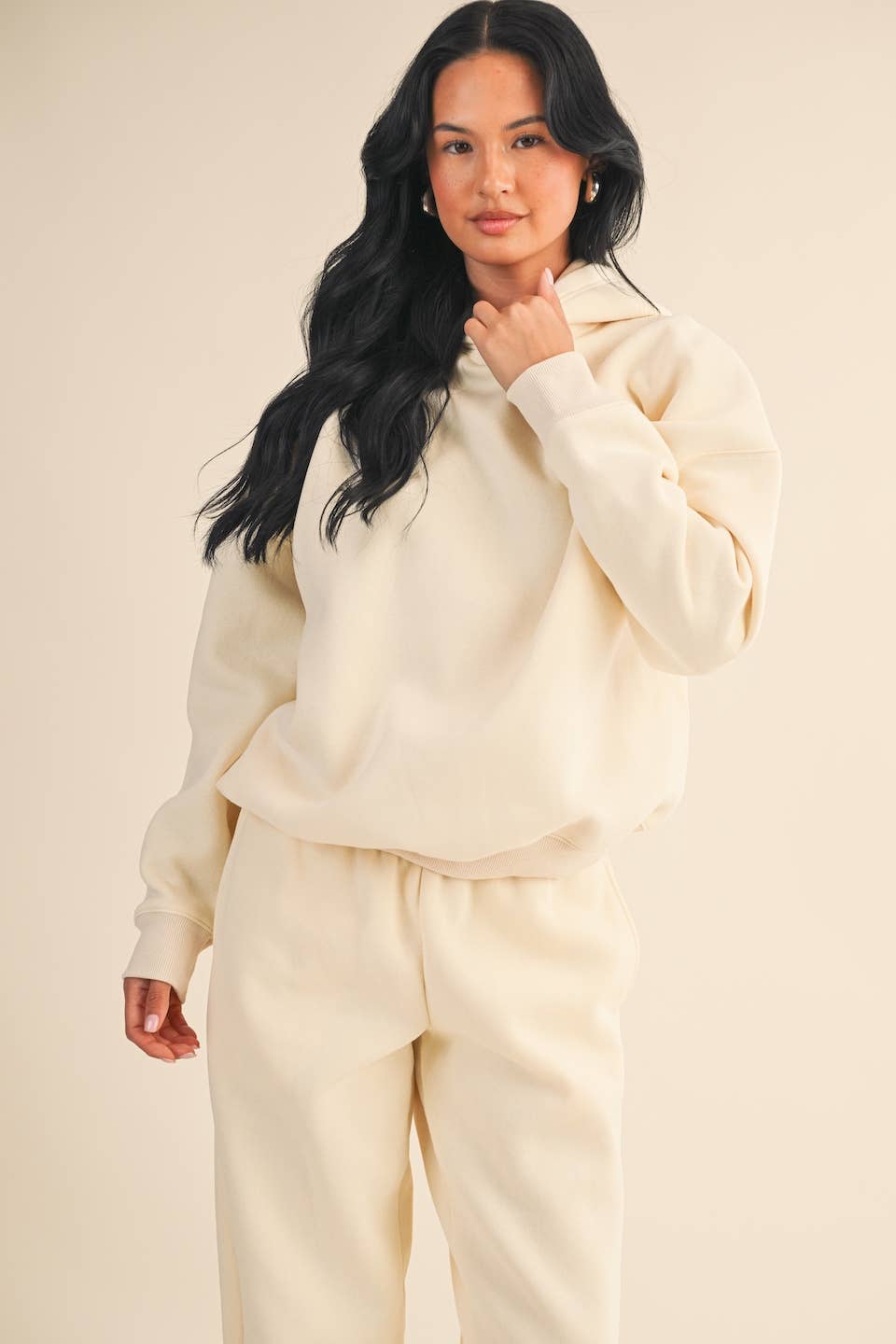 Cozy Fleece Oversized Pullover Hoodie