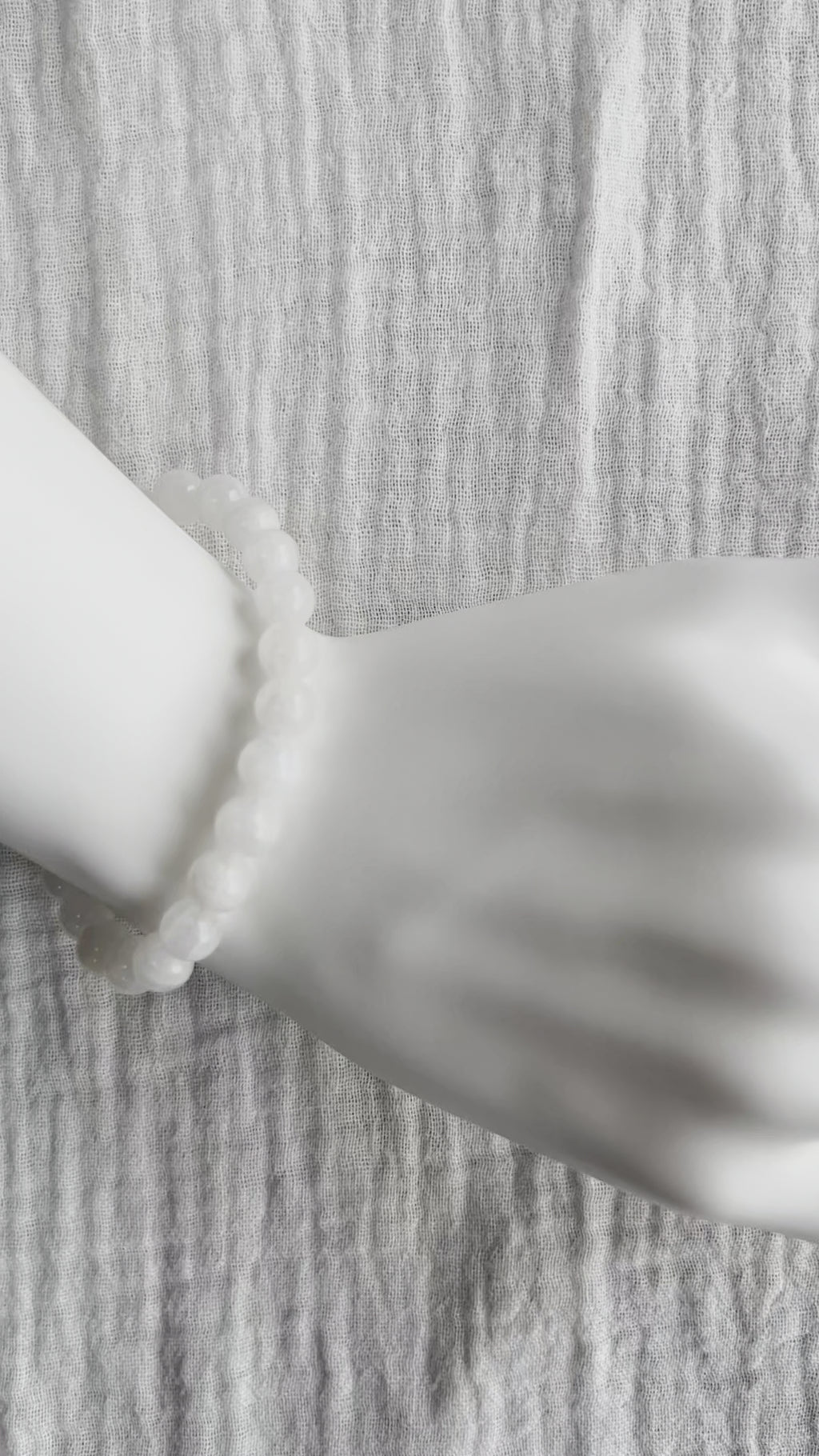 Moonstone Bracelet on wrist - video