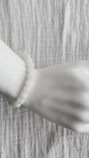Moonstone Bracelet on wrist - video