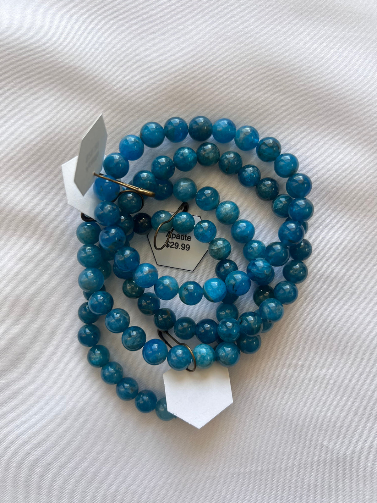  Blue Apatite Bracelets