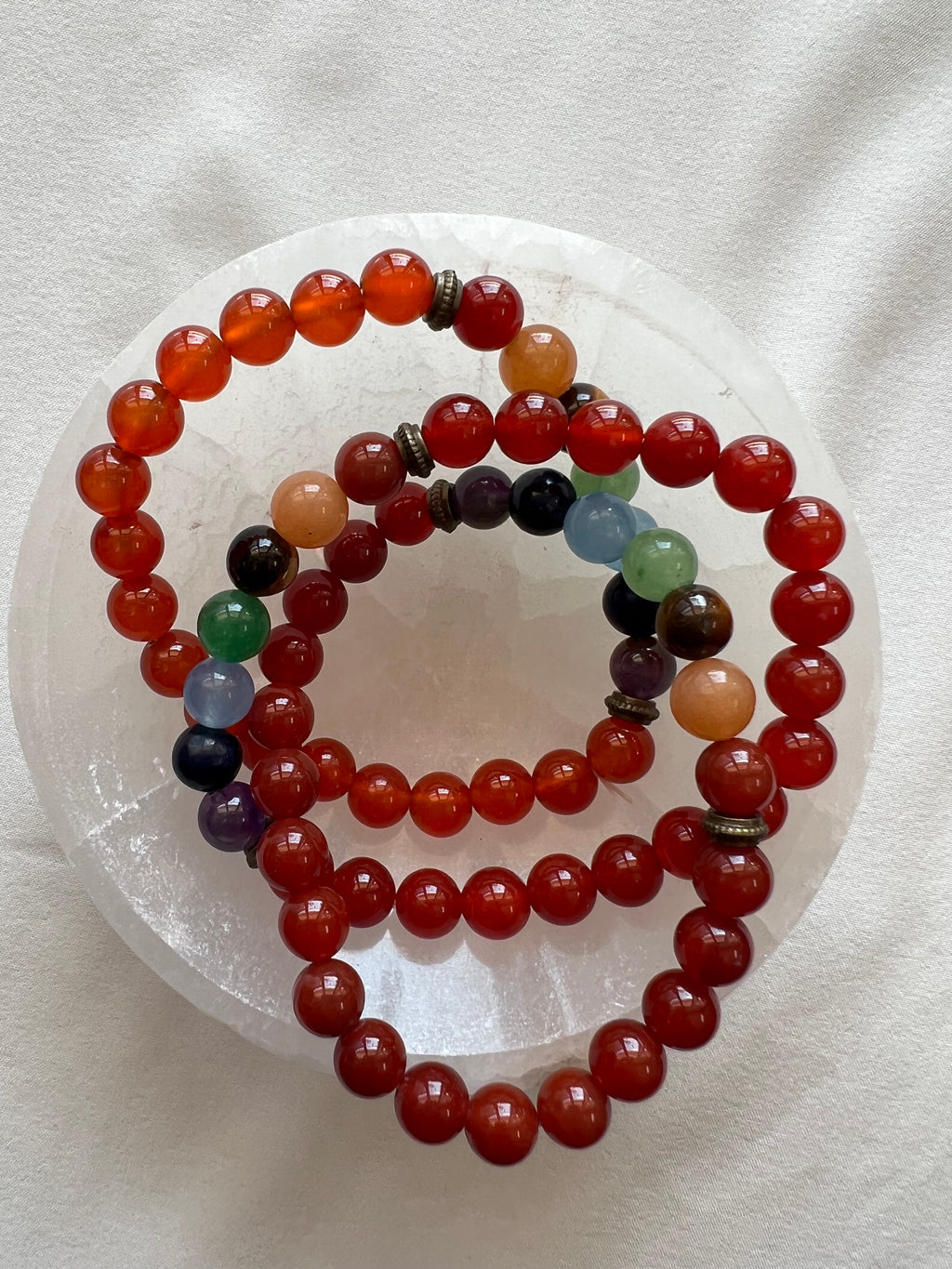 7 Chakra Bracelet Healing Bracelets • The Green Crystal