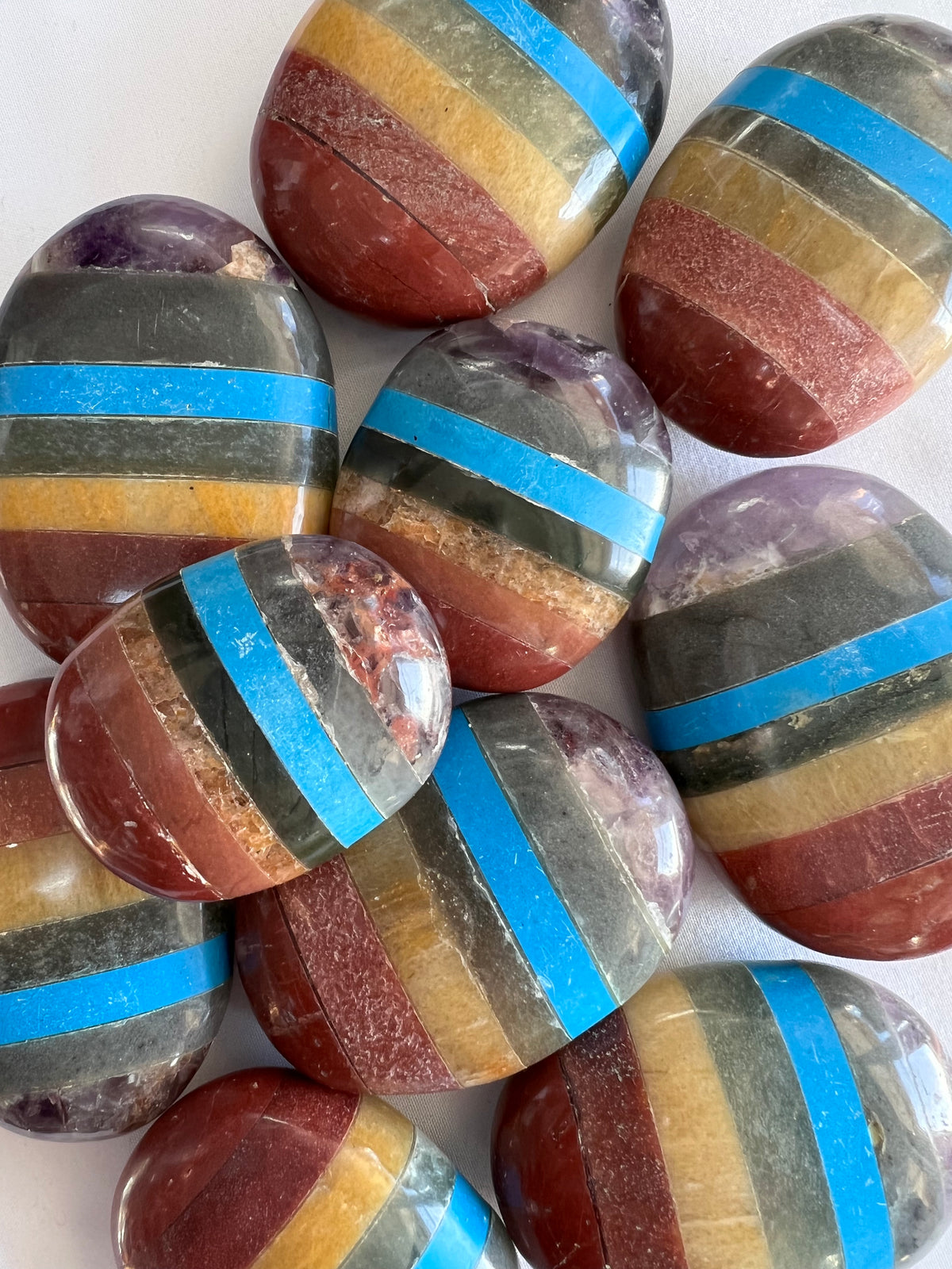 Chakra Palm Stones - Large