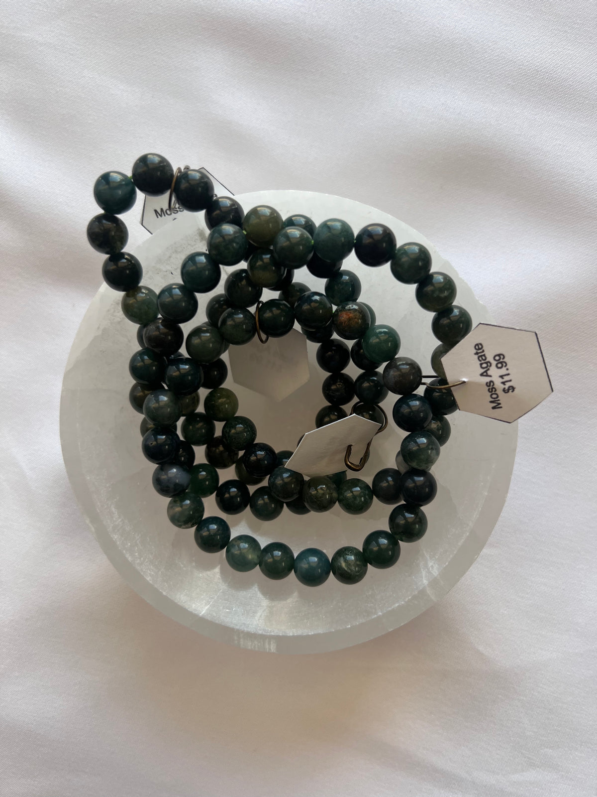 Moss Agate Bracelets