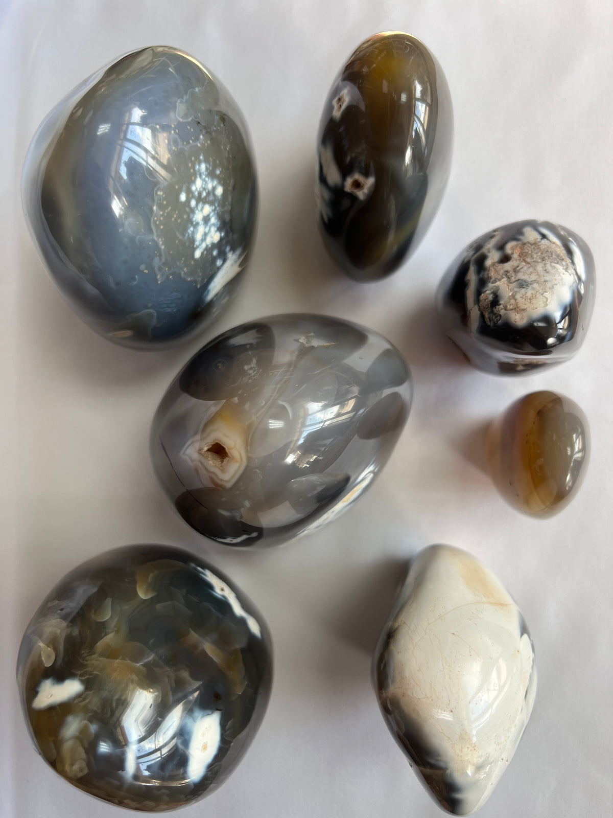 Orca Agate Free Forms