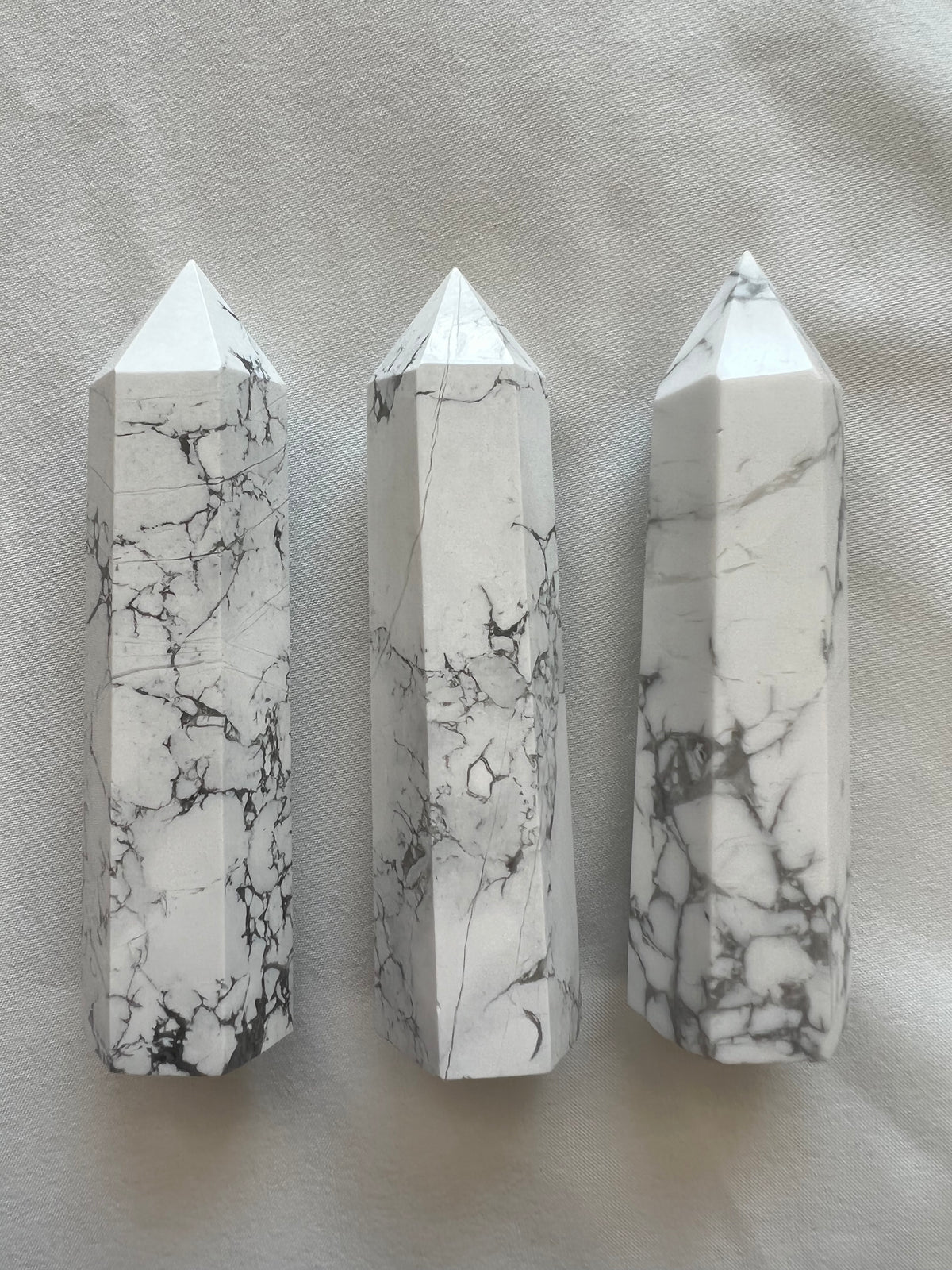 Howlite Obelisk