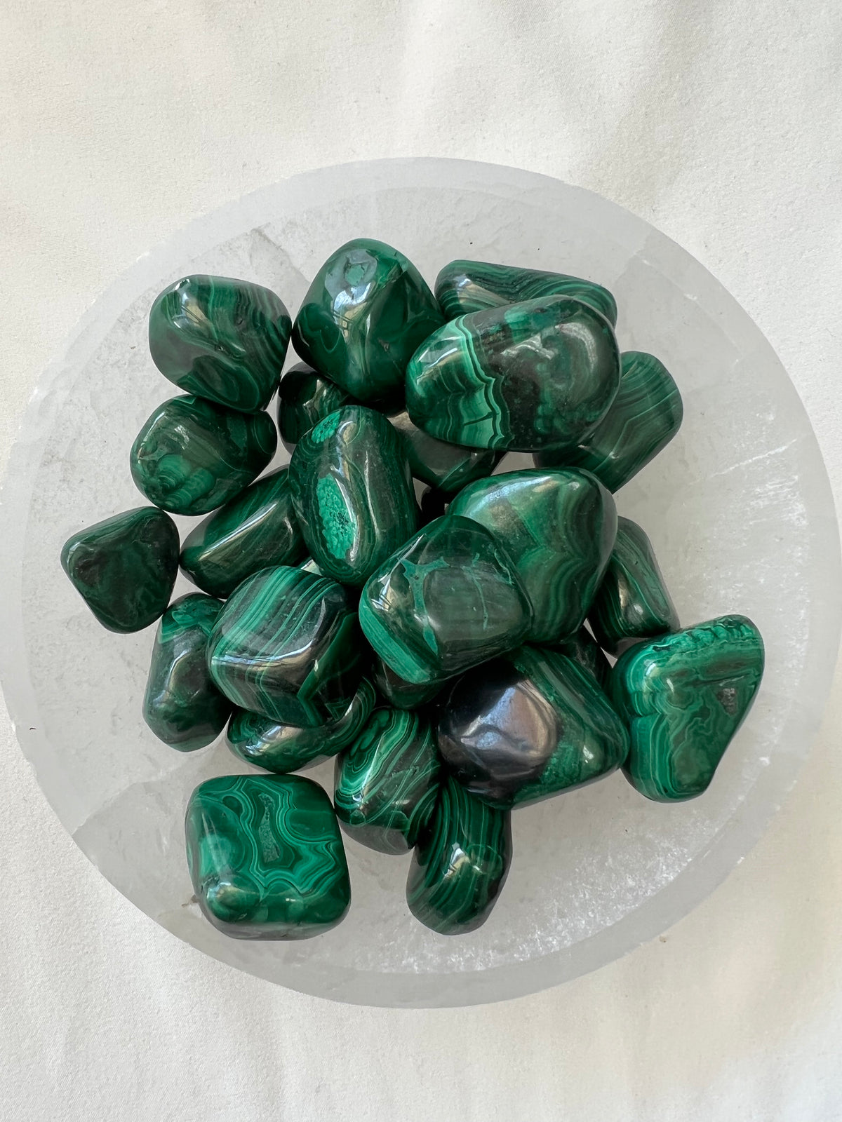 Malachite Tumbled