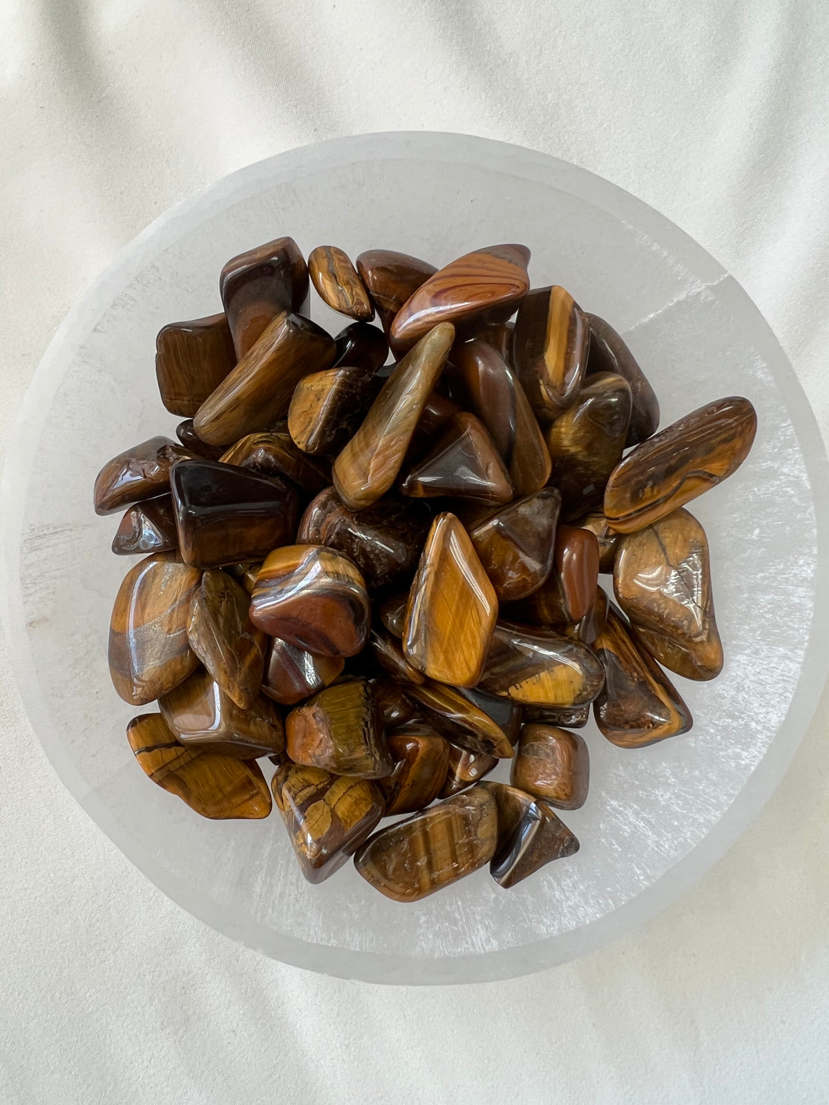 Tiger's Eye Tumbled